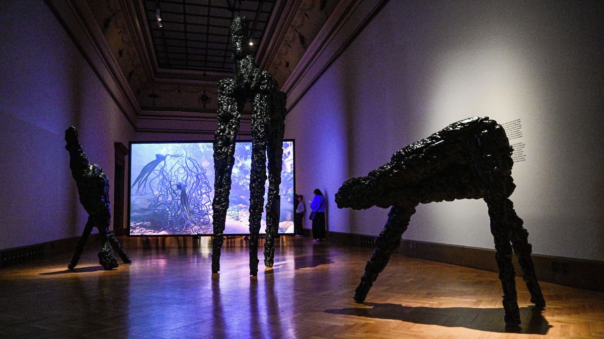 Výstava v Rudolfinu kombinuje indickou mytologii s počítačovými hrami